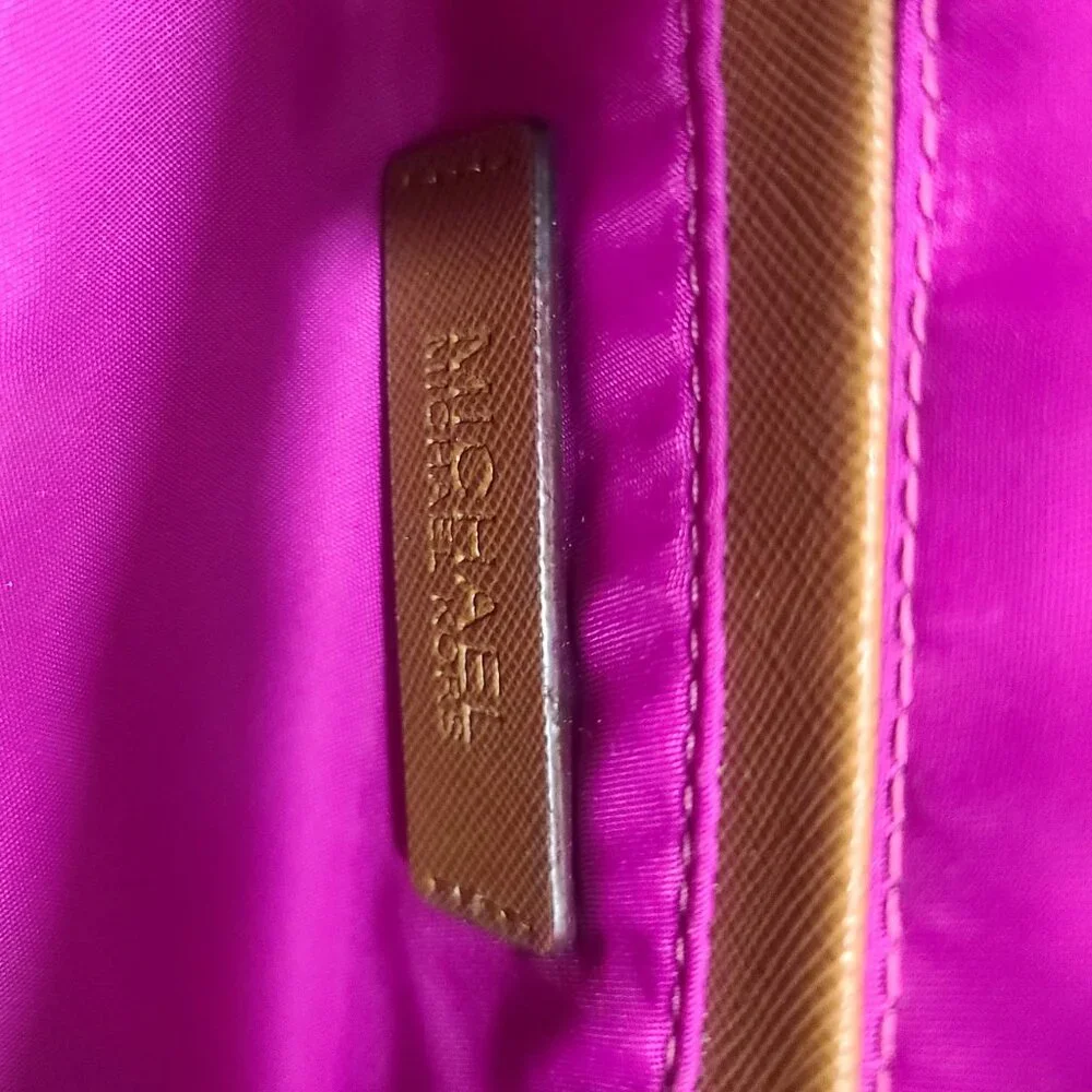 Michael Kors Black Nylon Shopper Tote – Vegan Leather Trim - Picture 6 of 10